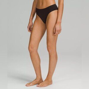NEW 2025 Lululemon Invisiwear mid-rise Bikini underwear BLACK stretch Small